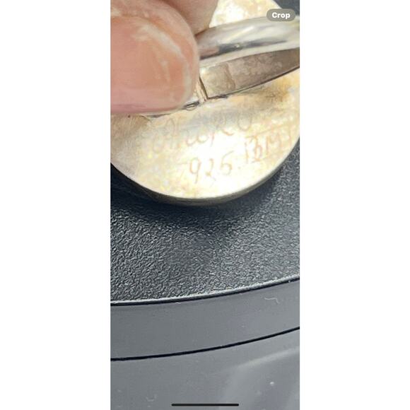 Vintage Mexican 925 Sterling Silver Pressed Flower Ring Signed AMIKO #1341 - Picture 12 of 16